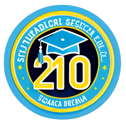 graduación sexto de primaria. CEIP Valderrey. Promoción 2015/2024 sticker