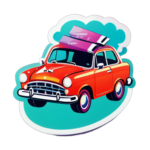 Realize sonhos, dinheiro, carros, liberdade, felicidade sticker