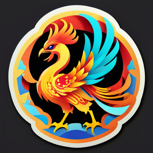 Chine Phoenix sticker