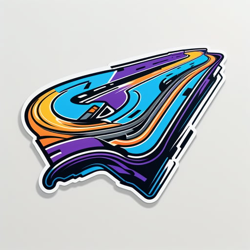 Street Racing Map sticker