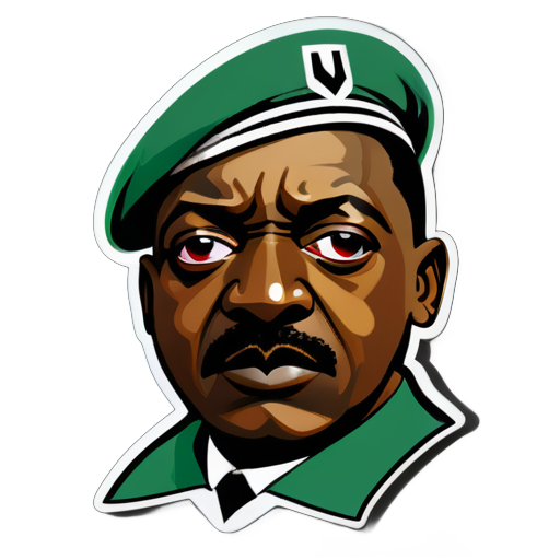 afrikanischer Adolf Hitler sticker