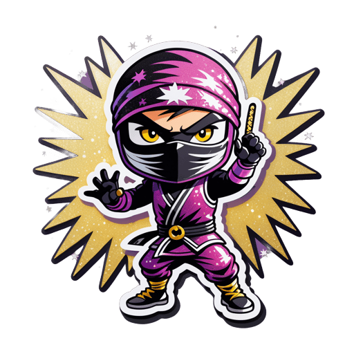 Ninja Lấp Lánh Lấp Lánh sticker