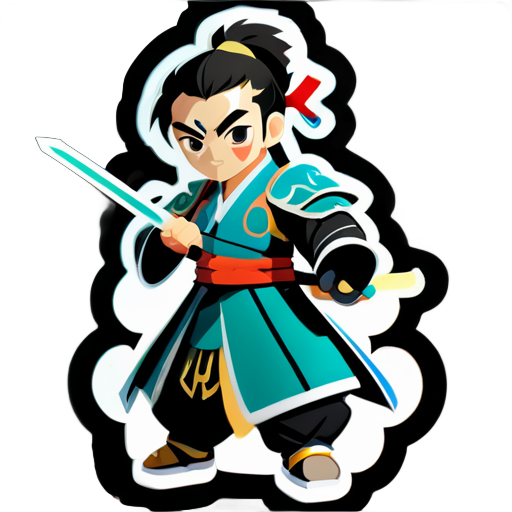 The stickers of 'Sword Dynasty Chen Pingan' sticker