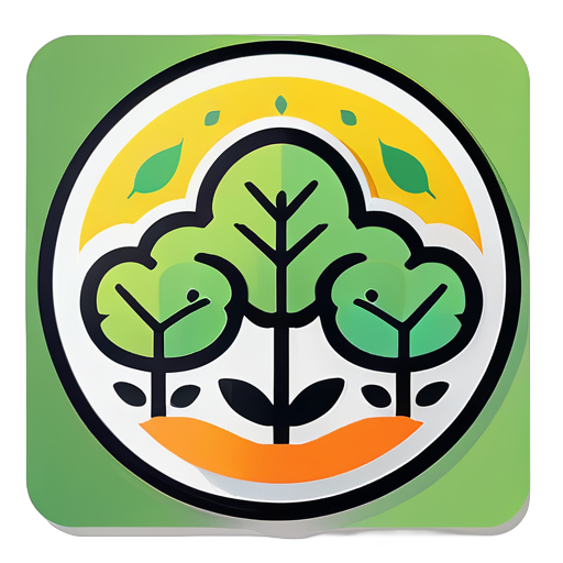 organic area
 sticker