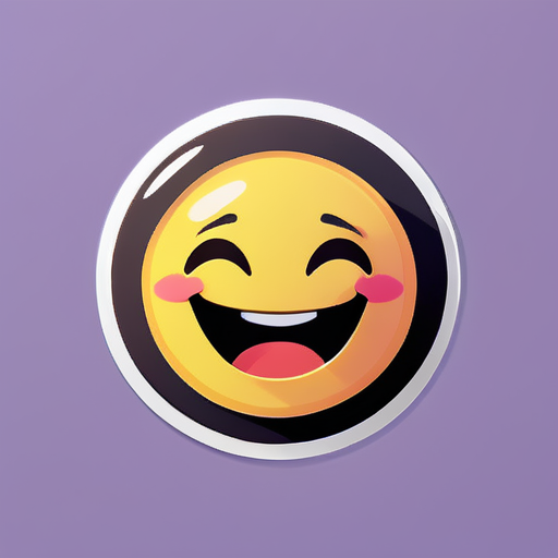 Sticker de un emoji sonriente sticker