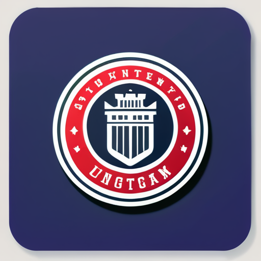 university
 sticker