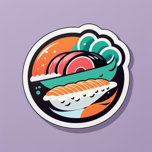 Sushi frais sticker