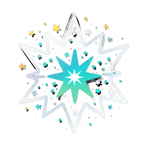 Glowing Stars sticker