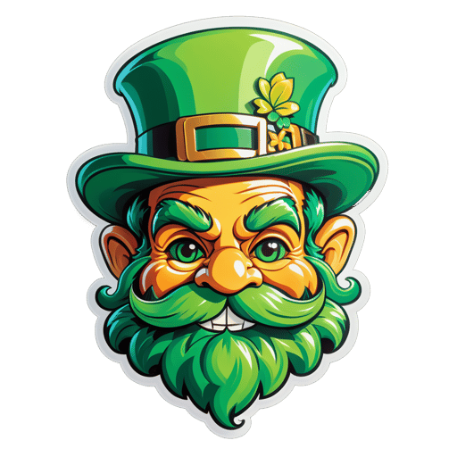 Snazzy Leprechaun sticker