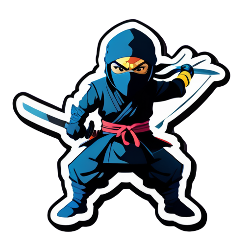 ninja shan
 sticker