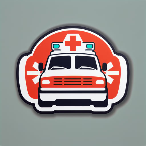 Ambulância de Emergência sticker