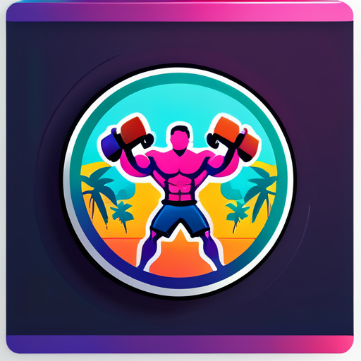 gym website sticker