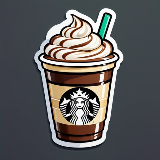 Frappuccino ngon sticker