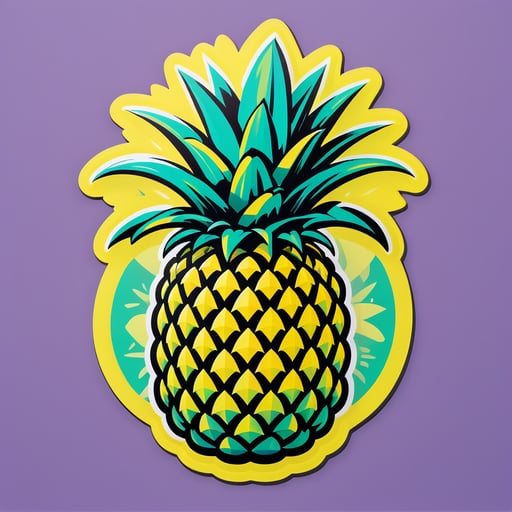 Ananas frais sticker