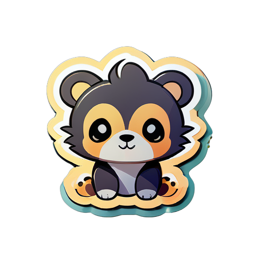 cute animal
 sticker