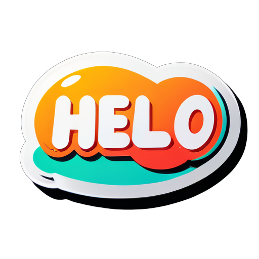 Hello
 sticker