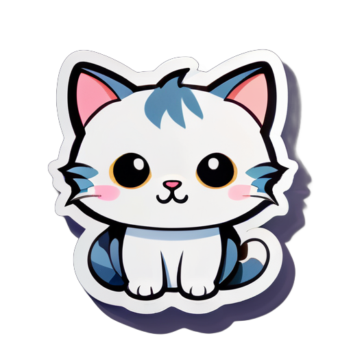 cute cat sticker