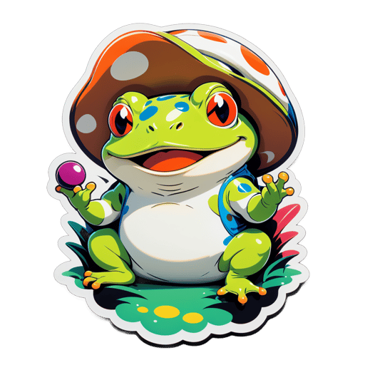 Mème de Crapaud Animé sticker