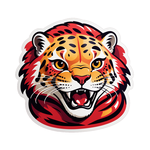 Cheetahs Rubis en Surpoids sticker