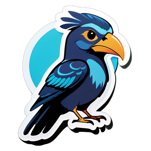 bird from movie avatar ikran sticker