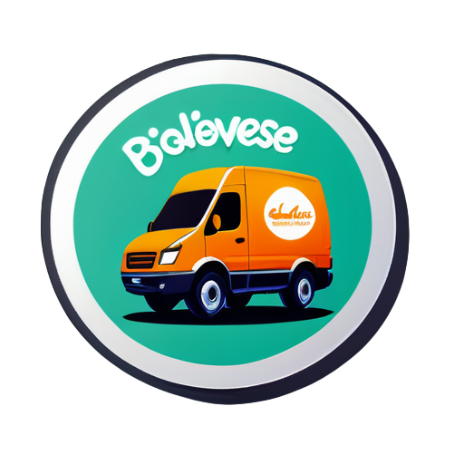 logo for my company DelivEase sticker