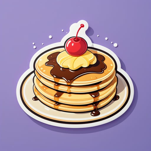 Pancake frais sticker