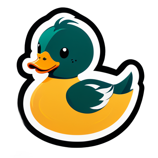 canard canard canard sticker