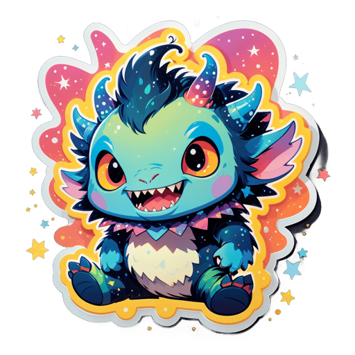 Twinkling Bunyip sticker