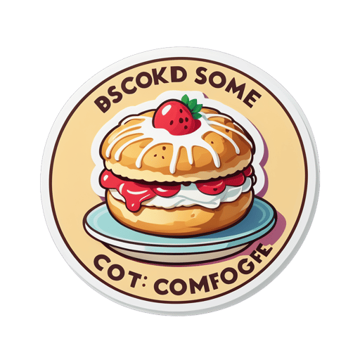 Bánh scone ngon sticker