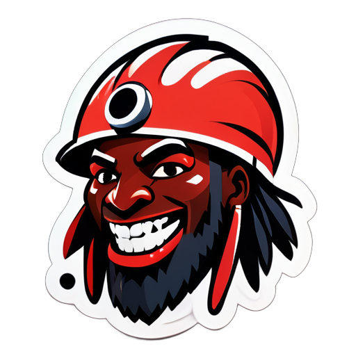 Elegua happy warrior engineer of the world sticker