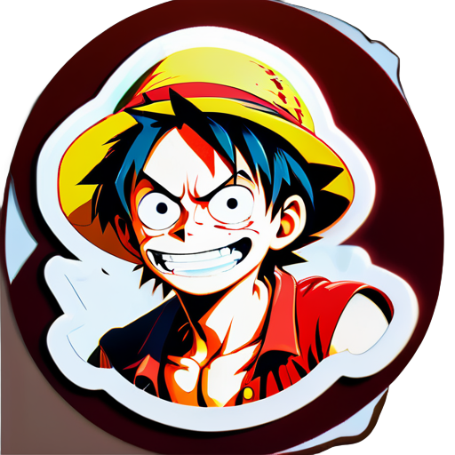 Monkey D Luffy sticker