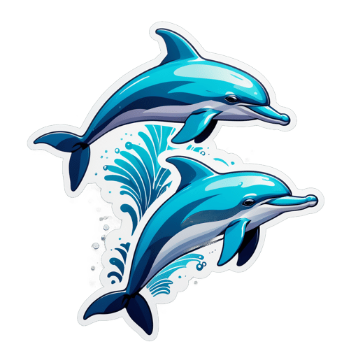 Delfines de Perla Sustanciales sticker