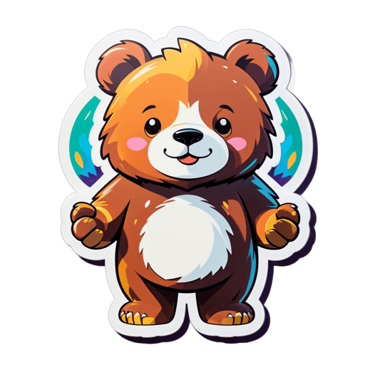 Guardião Amigável do Urso sticker