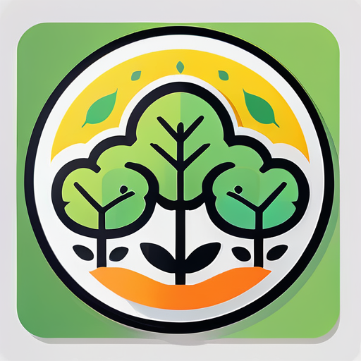 organic area
 sticker