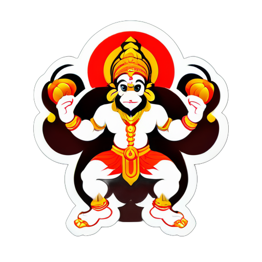 hanuman Gott sticker