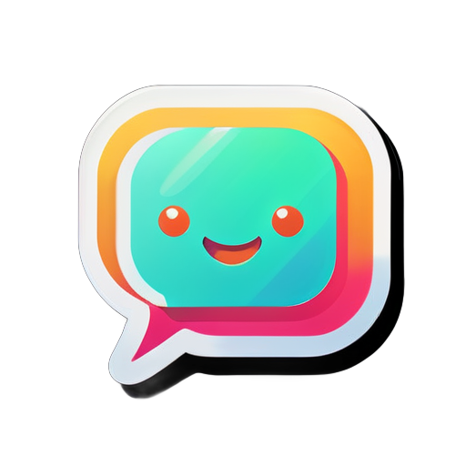 Ícono para aplicación de chat sticker