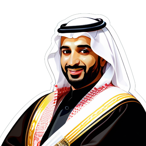 El príncipe Mohammed bin Salman bin Abdulaziz Al Saud sticker