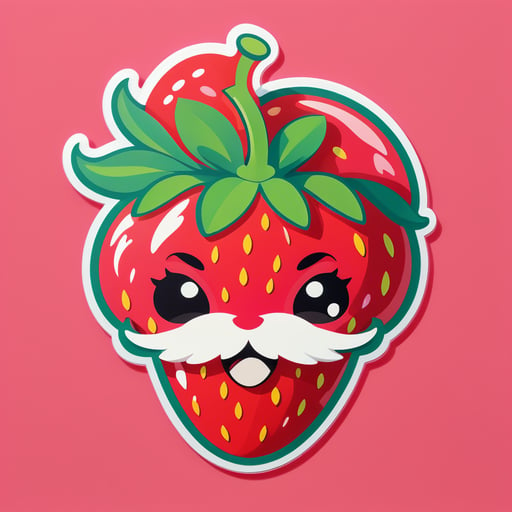 Sassy Strawberry sticker