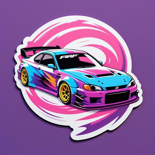 Drift Car sticker