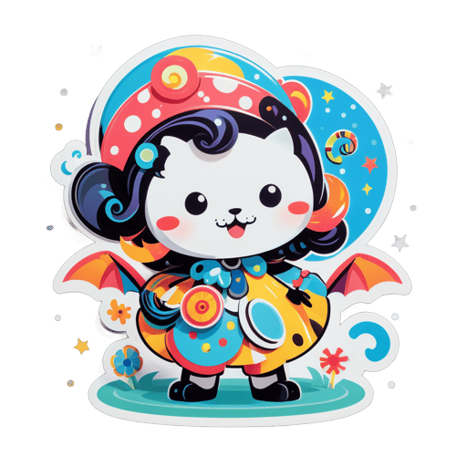 Đồ chơi quay bằng gió ấn tượng sticker