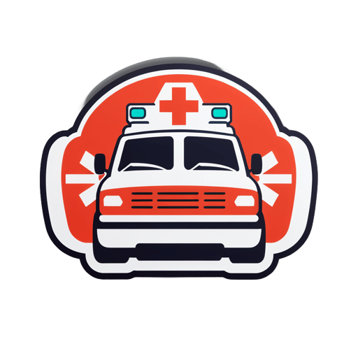 Emergency Ambulance sticker