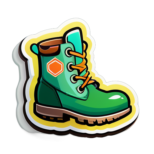 create a sticker with JAVA logo, spring and boots sticker