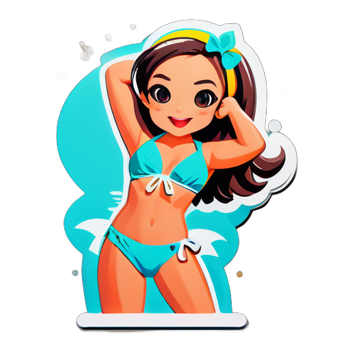 Bikini sticker