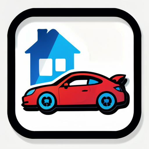 Car Home Logo sticker