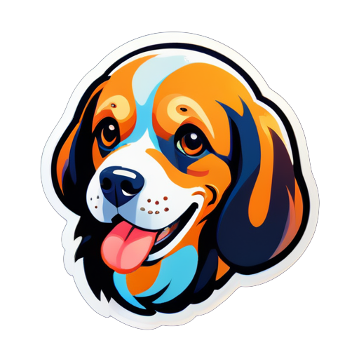 Dog sticker