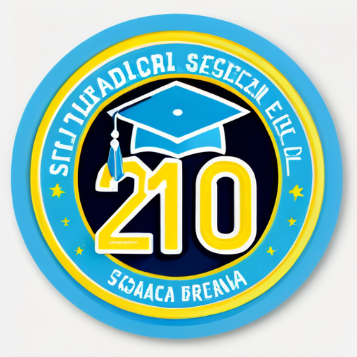 graduación sexto de primaria. CEIP Valderrey. Promoción 2015/2024 sticker