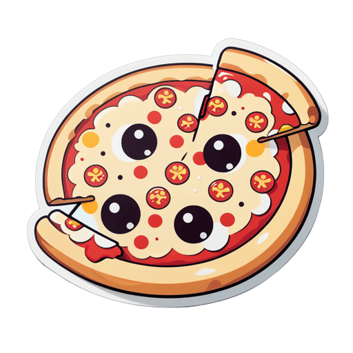 Pizza linda sticker