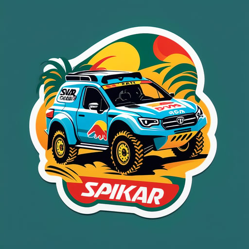 Rally Dakar sticker