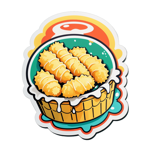 Tempura fresca sticker