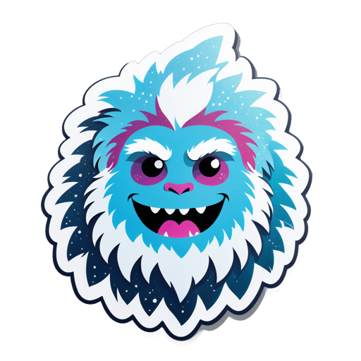 Sparkling Yeti sticker